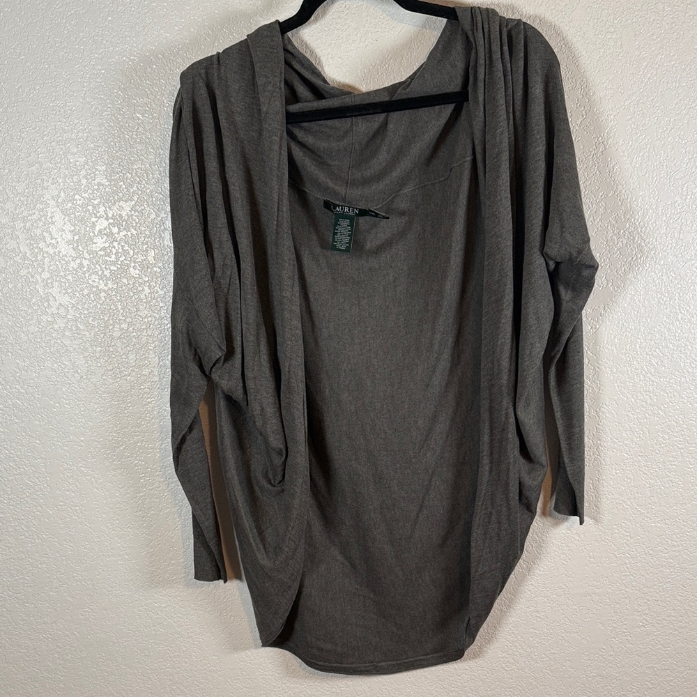 Ralph Lauren Gray Cocoon Cardigan Women's Size Large/XL